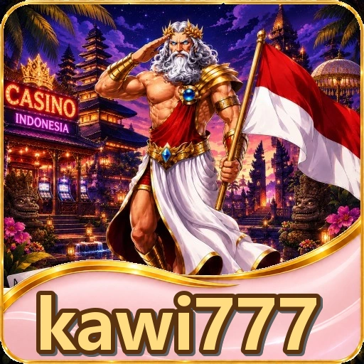 Pratinjau kotak paket APK kawi777 Android sebelum diunduh.